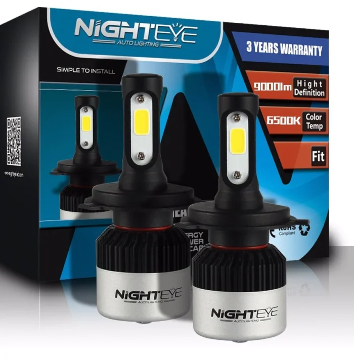 Original Nighteye Led Headlight Bulb (Single Bulb) 36W 4500Lm 6500K (For Bikes & Scooter) - Image 3