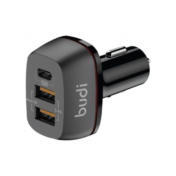 Budi Dual USB Type C and PD Car Charger