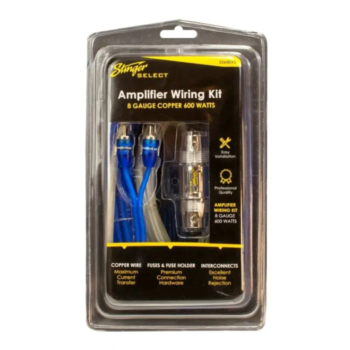 Stinger SS600XS 8AWG Copper Wiring Kit